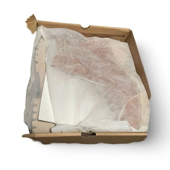 JULIET HOLY Lug Sole Platform Ankle Chelsea Slip on Boots, Dark Cognac, Size 11 - Picture 9 of 9